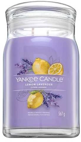 Yankee Candle Aromatinė žvakė Signature glass large Lemon Lavender 567 g