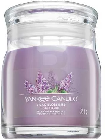 Yankee Candle Aromatinė žvakė Signature glass medium Lilac Blossoms 368 g