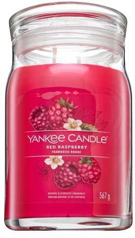 Yankee Candle Aromatinė žvakė "Signature" didelė stiklinė Raudonoji avietė 567 g