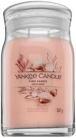 Yankee Candle Aromatinė žvakė "Signature large glass Rožinė Sands" 567 g