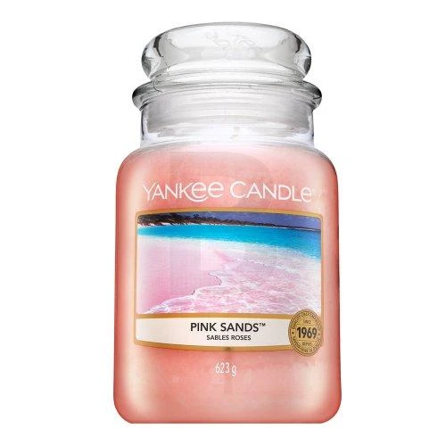 Yankee Candle Large Jar didelė kvapioji žvakė Rožinė Sands 623g
