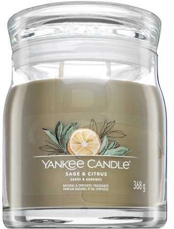 Yankee Candle Aromatinė žvakė Signature glass medium Sage - Citrus 368 g