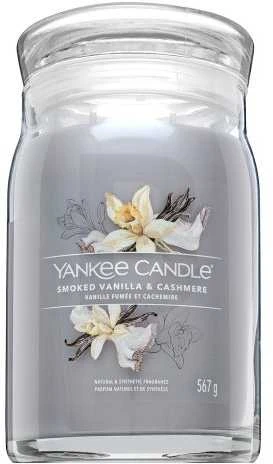 Yankee Candle Aromatinė žvakė Signature didelis stiklas Smoked Vanilla - Cashmere 567 g