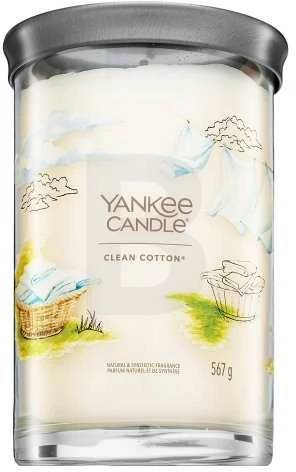 Yankee Candle Aromatinė žvakė Signature tumbler large Clean Cotton 567 g