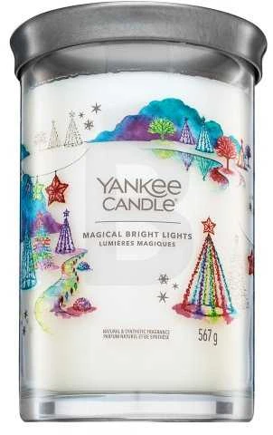 Yankee Candle aromatinė žvakė Signature stiklinė didelė Magical Bright Lights 567 g