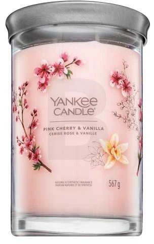 Yankee Candle Aromatinė žvakė Signature tumbler large Rožinė Cherry Vanilla 567 g
