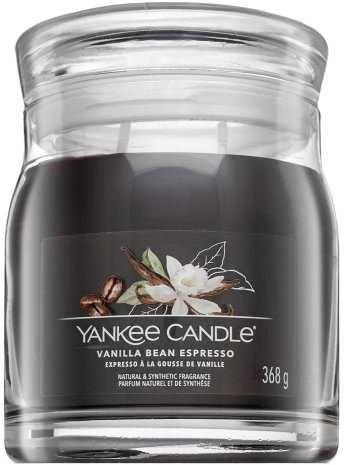 Yankee Candle Aromatinė žvakė Signature glass medium Vanilla Bean Espresso 368 g