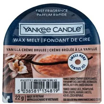 Yankee Candle Vanilla Creme Brulee 22 g