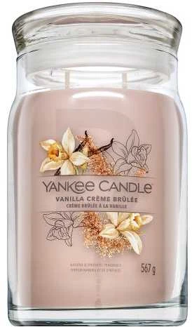Yankee Candle Aromatinė žvakė "Signature" didelė stiklinė Vanilla Creme Brulée 567 g