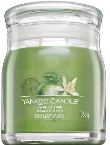 Yankee Candle Aromatinė žvakė Signature glass medium Vanilla Lime 368 g