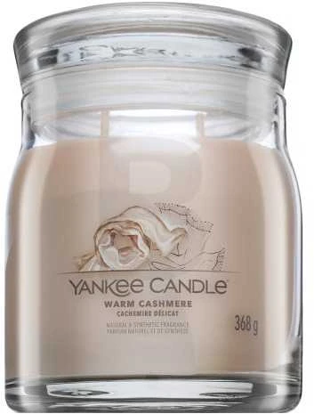 Yankee Candle Aromatinė žvakė Signature glass medium Warm Cashmere 368 g