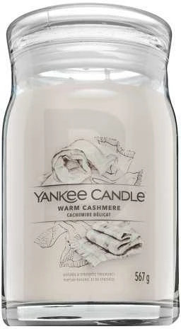 Yankee Candle Aromatinė žvakė Signature glass large Warm Cashmere 567 g