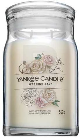 Yankee Candle Aromatinė žvakė "Signature large glass Wedding Day" 567 g