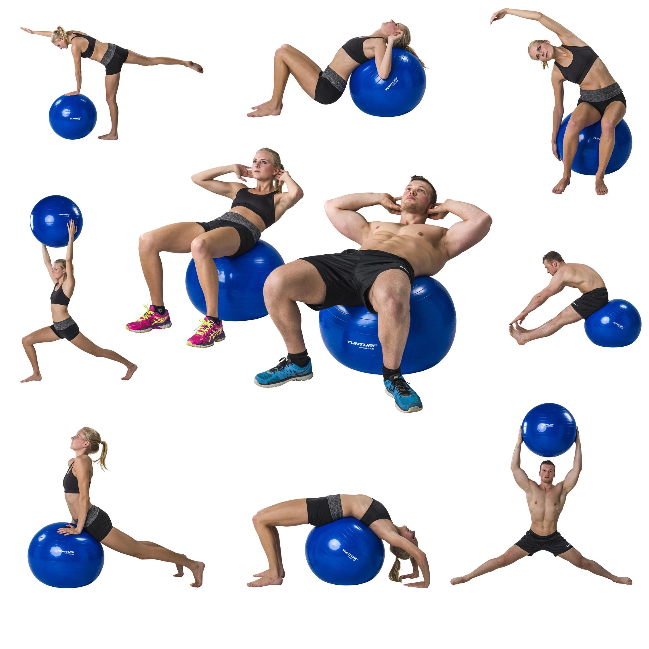 Gimnastikos kamuolus Tunturi 75cm