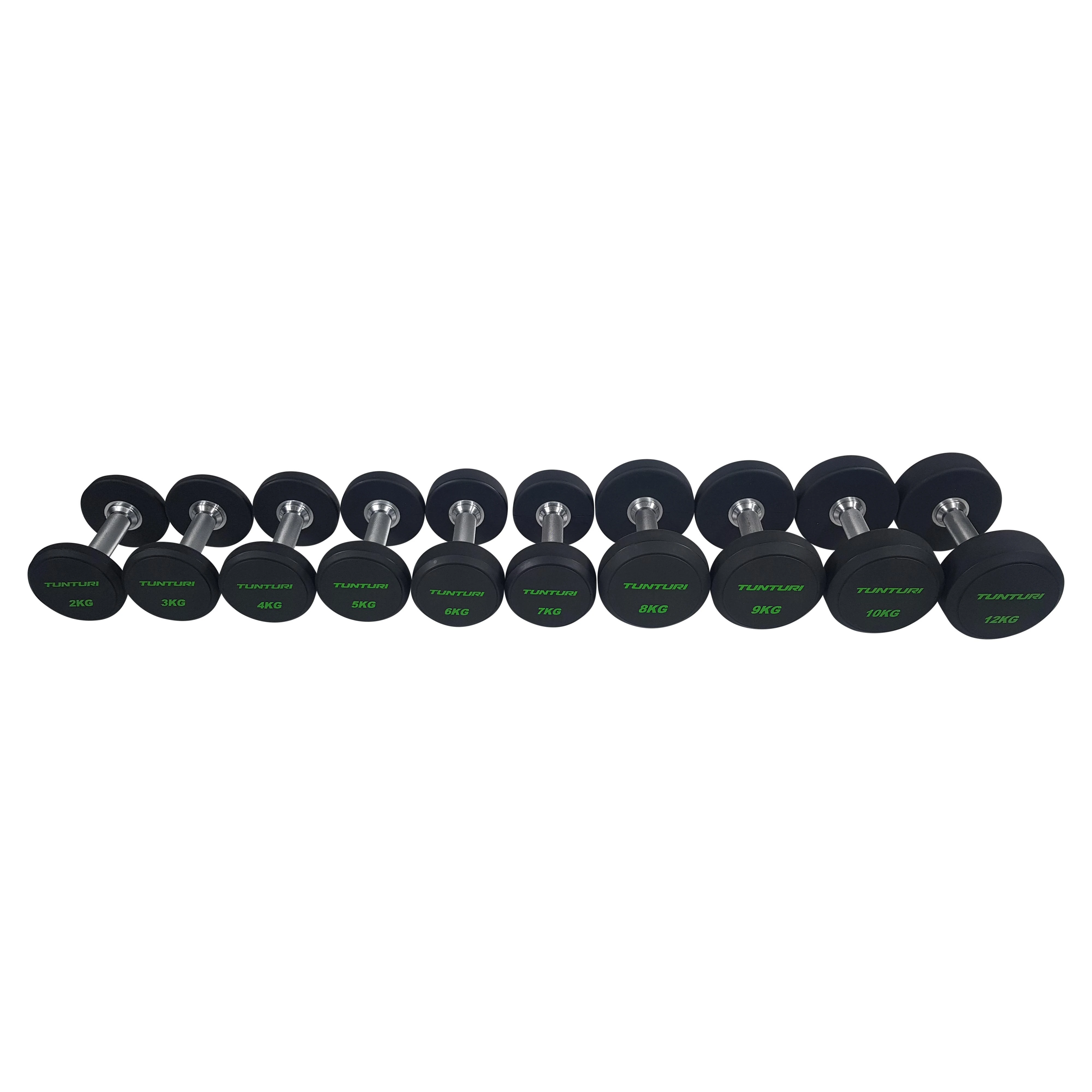 Hantelių komplektas Tunturi PRO 2-12kg
