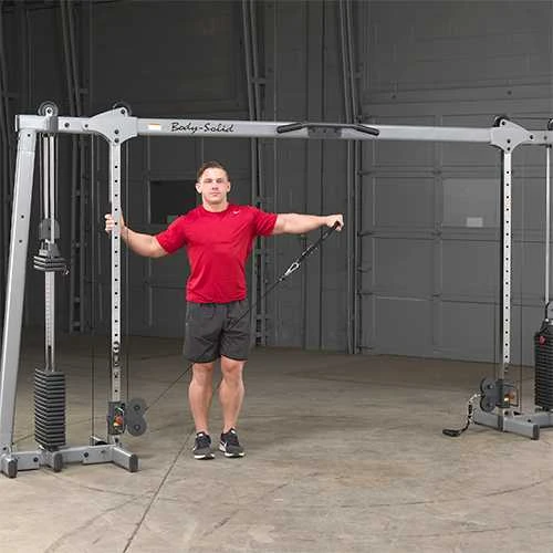Kryžminės traukos treniruoklis Deluxe Body-Solid GDCC250