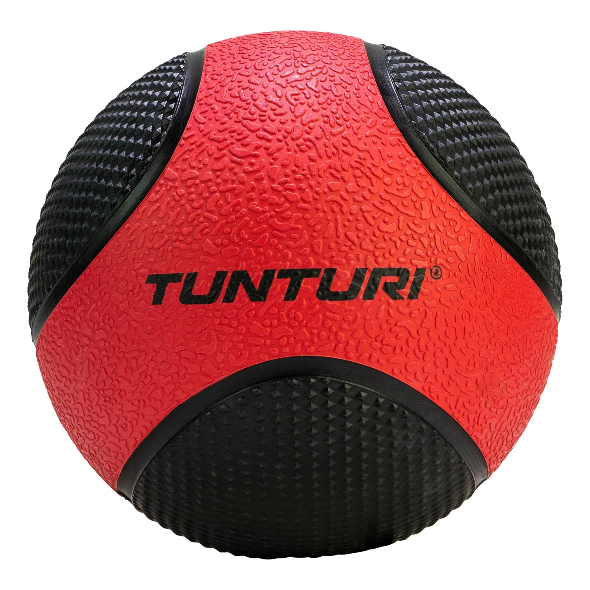 Medicininis kamuolys Tunturi - 3kg, juoda/raudona