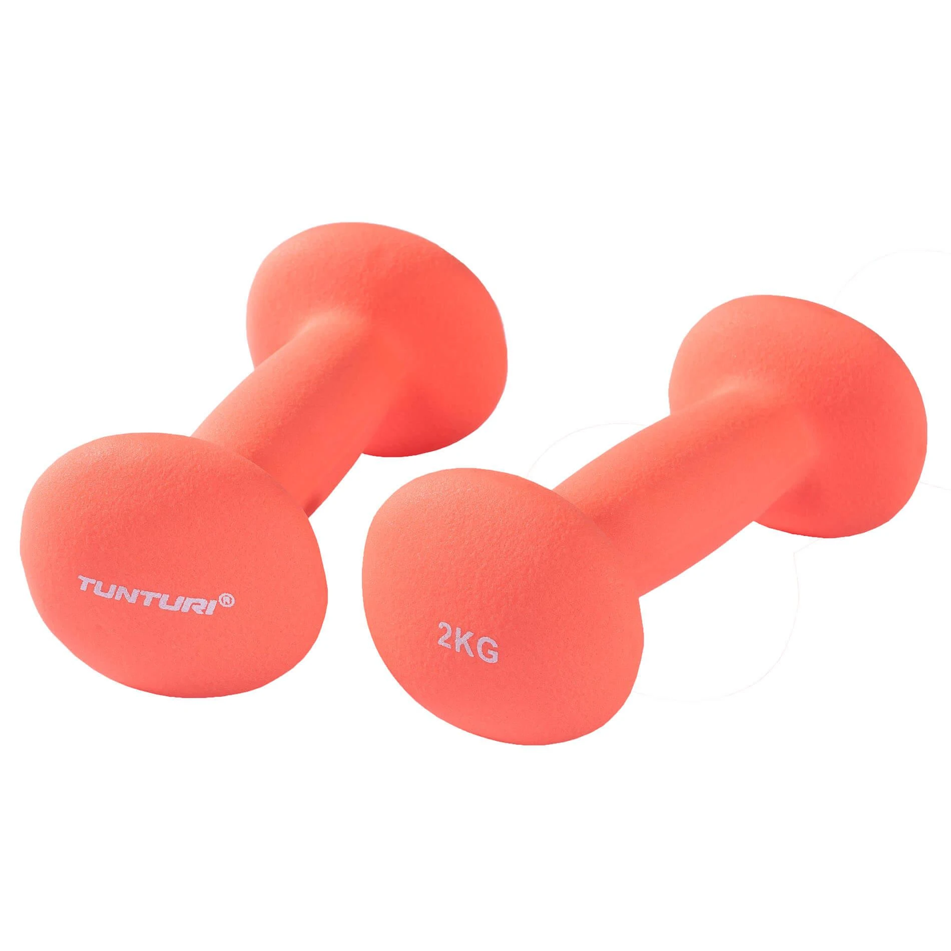 Neopreniniai hanteliai TUNTURI 2x 0,5-5kg (Svoris: 2 x 2kg)