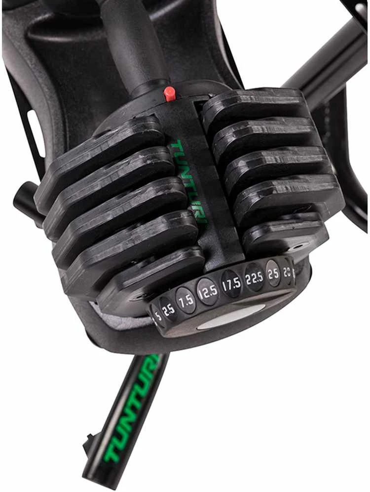 Reguliuojamo svorio svarmenų rinkinys Tunturi Selector, 25 kg