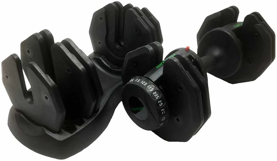 Reguliuojamo svorio svarmenų rinkinys Tunturi Selector, 25 kg
