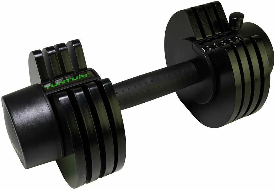 Reguliuojamo svorio svarmenų rinkinys Tunturi Selector, 12,5kg