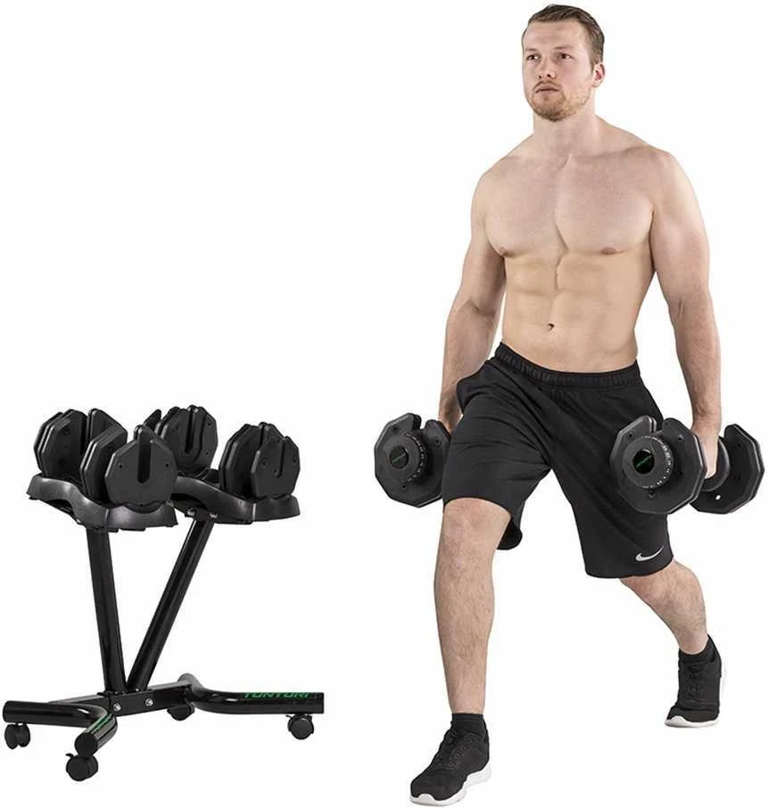 Reguliuojamo svorio svarmenų rinkinys Tunturi Selector, 25 kg aprašymas - Prekės nuotrauka