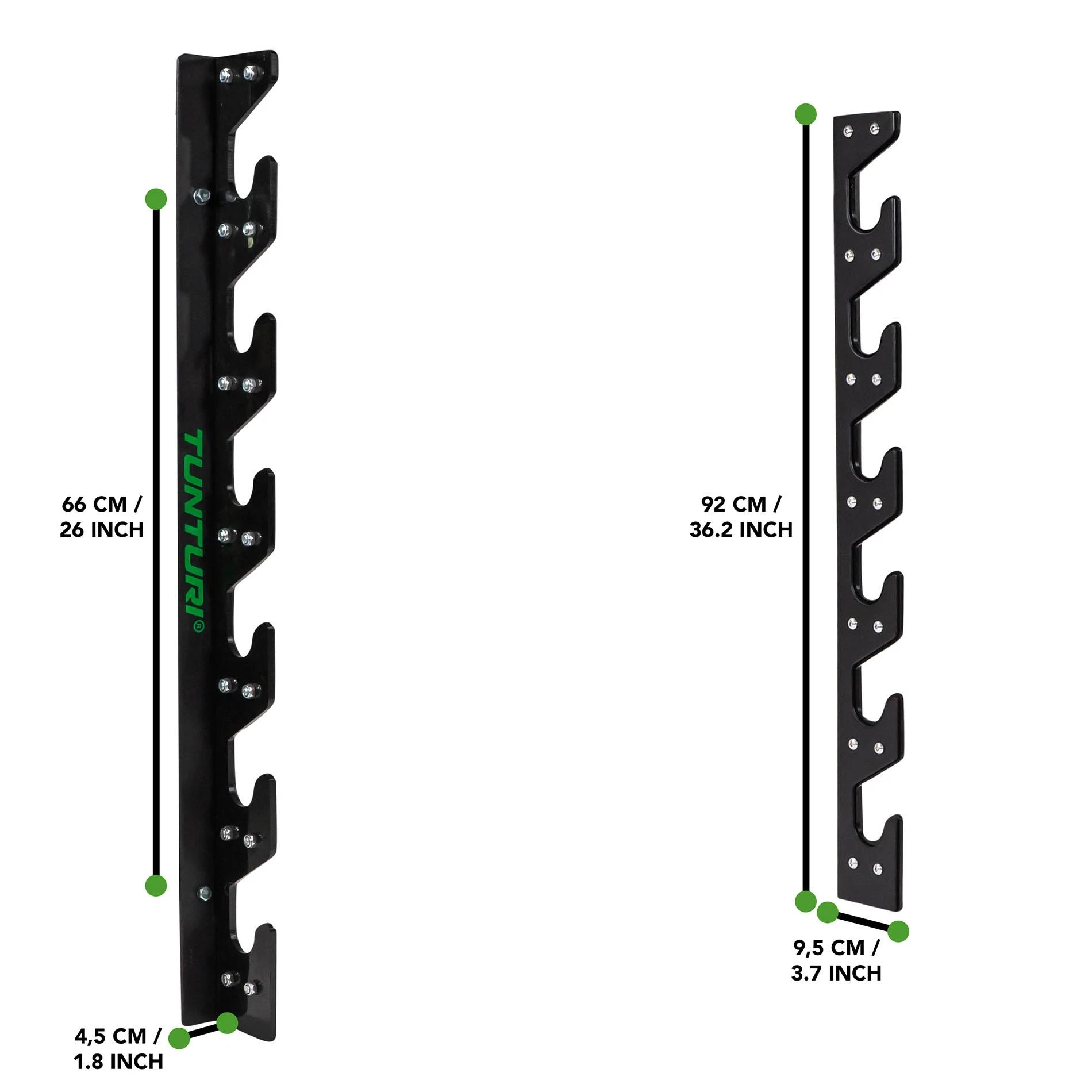 Horizontalus štangų stovas TUNTURI Gun Rack