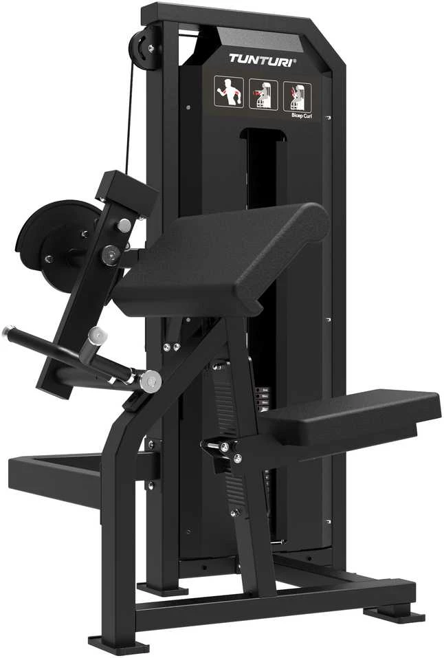 Jėgos staklės TUNTURI Platinum Bicep Curl Selectorized V-series
