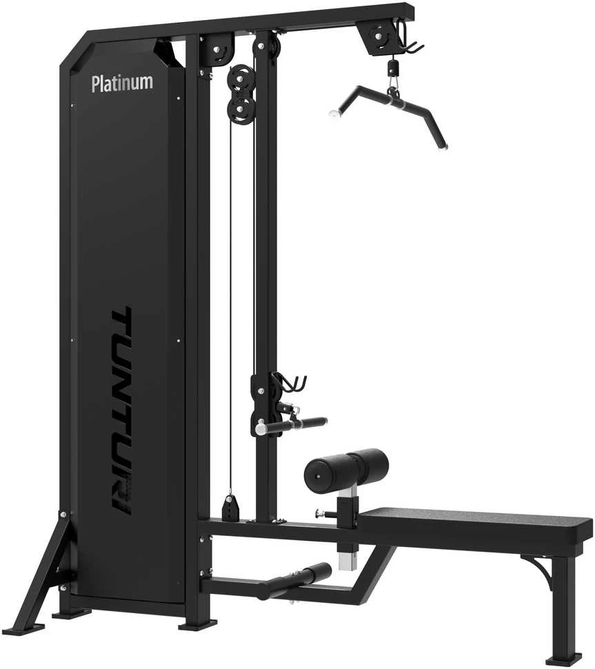 Jėgos staklės TUNTURI Platinum Dual Lat Pulldown / Low row Selectorized V-series