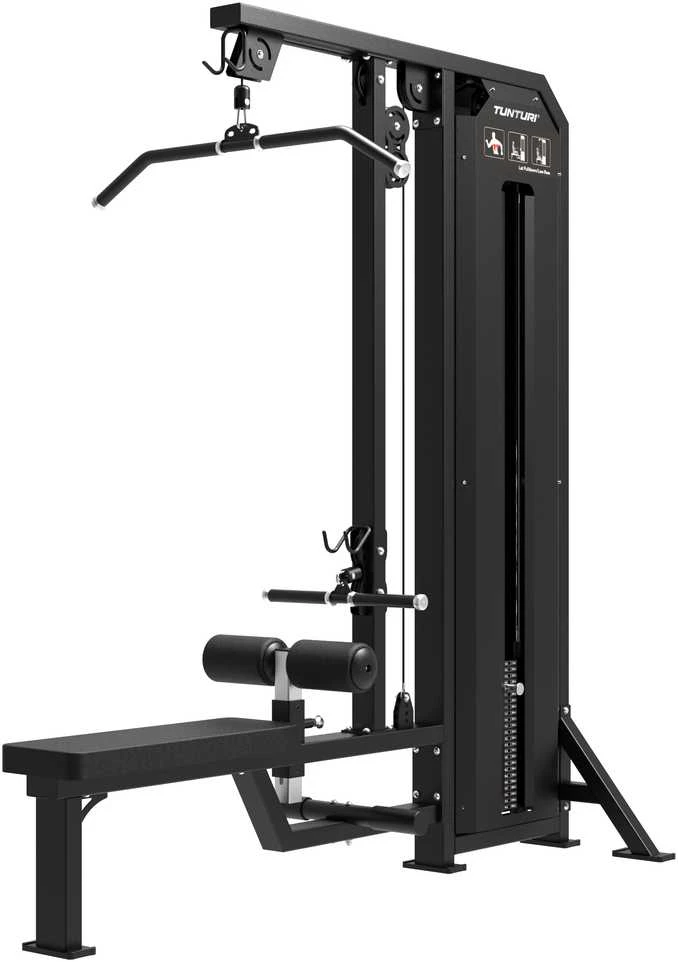 Jėgos staklės TUNTURI Platinum Dual Lat Pulldown / Low row Selectorized V-series