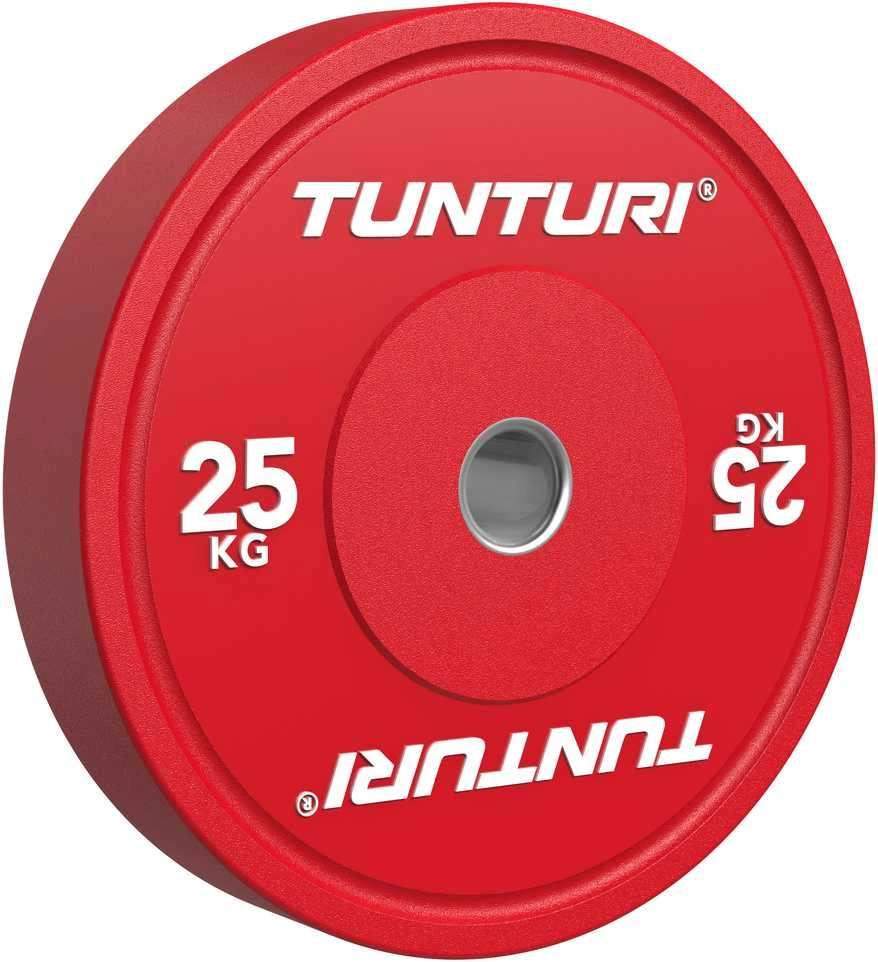 Svarmenys TUNTURI Platinum Bumper Plate Colour (5–25 kg) (Svoris: 25 kg)