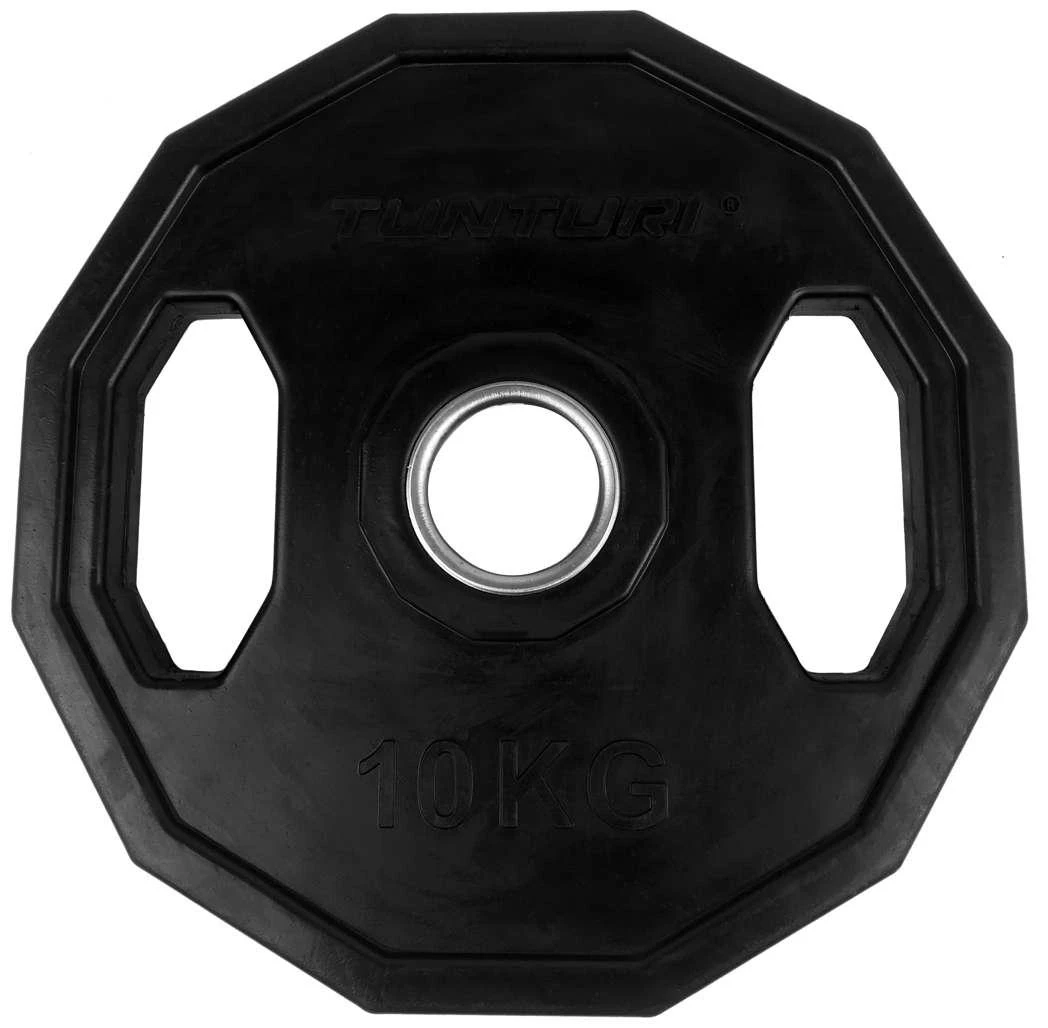 Olimpiniai gumuoti svarmenys TUNTURI 1,25-25kg (Svoris: 1 x 10 kg)