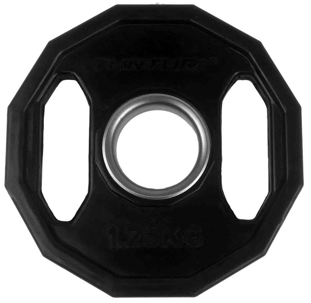 Olimpiniai gumuoti svarmenys TUNTURI 1,25-25kg (Svoris: 2 x 1.25 kg)