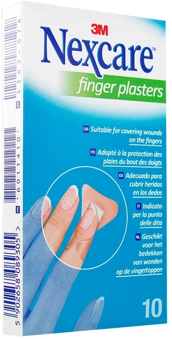 3 m "Nexcare" pirštų pleistrai 10 vnt