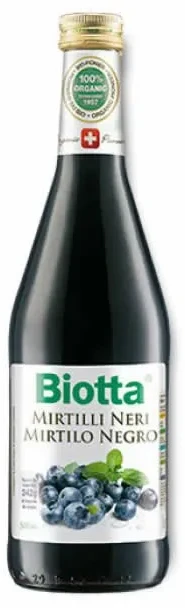 A. VOGEL Vogel Biotta juodųjų mėlynių sultys 500ml