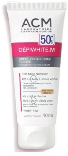 "Acm Dépiwhite.M" tamsintas apsauginis kremas Spf50+ 40ml