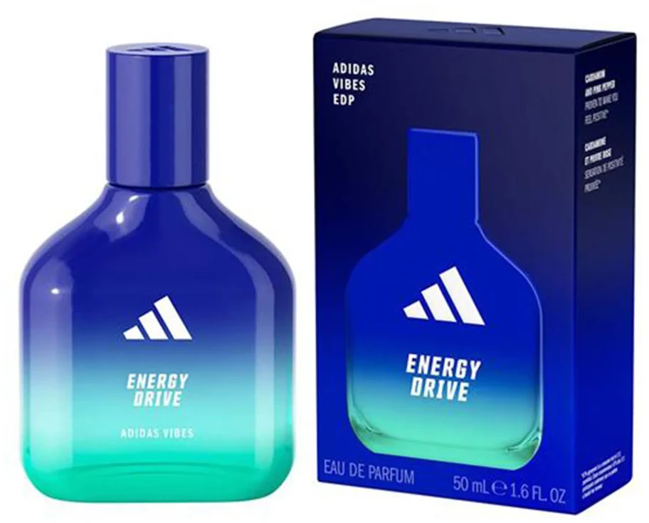 Adidas Vibes Energy Drive EDP parfumuotas vanduo unisex, 100 ml