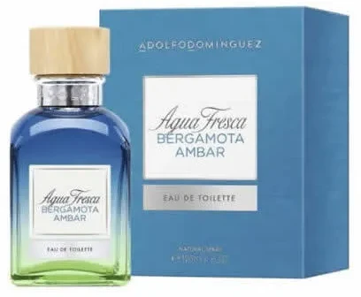 Tualetinis vanduo Adolfo Dominguez Agua Fresca Bergamota Ambar EDT 120ml
