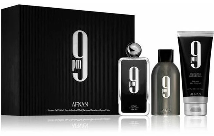 Kvepalų rinkinys vyrams Afnan PM9 (kvepalai EDP, 100 ml + dušo gelis 200 ml + dezodorantas 250 ml)