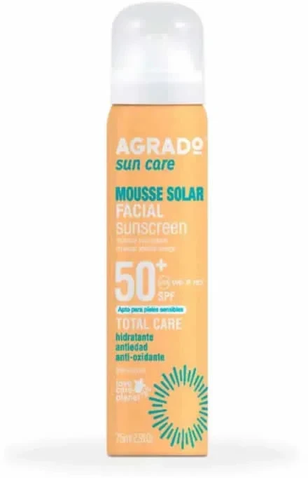 "Agrado" putos veido odai su apsauga nuo saulės Spf50 75ml