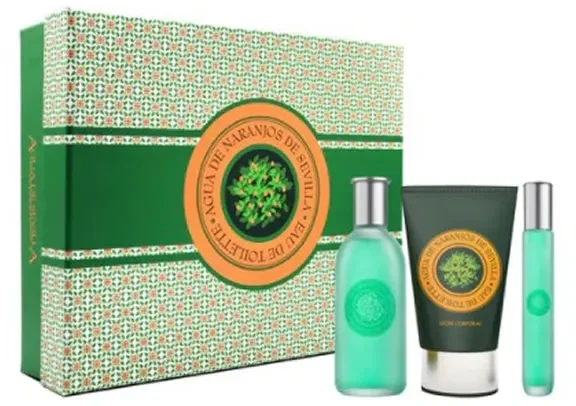 3 dalių rinkinys Aire De Sevilla Agua De Naranjos Eau De Toilette Purškiklis, 125ml