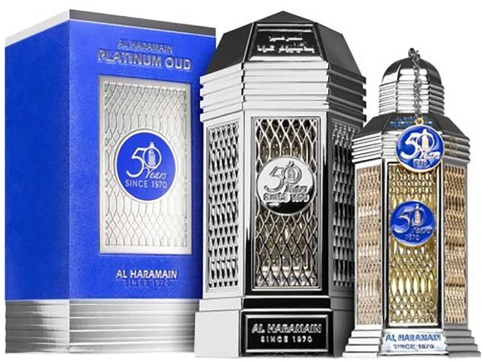 Al Haramain 50 Years Platinum Oud EDP parfumuotas vanduo Unisex, 100 ml