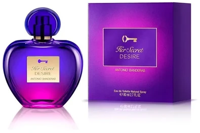 Antonio Banderas Her Secret Desire EDT tualetinis vanduo moterims, 80 ml