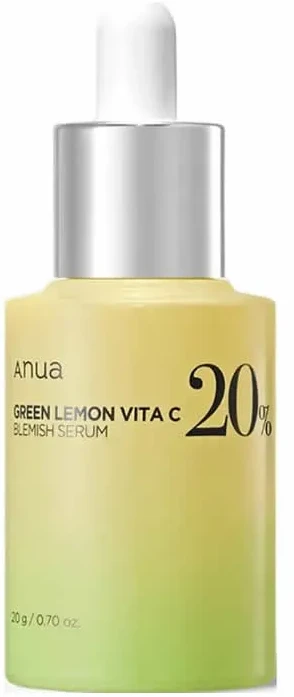 Anua Žalias citrinų ir vitamino C 20 % serumas veidui nuo spuogų, 20 ml