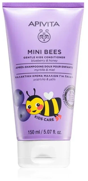 Apivita Mini Bees Gentle Kids kondicionierius Arándanos-Miel 150ml