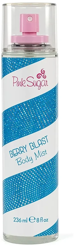 Rožinė Sugar Aquolina Rožinė Sugar Berry Blast Body Purškiklis moterims, 236 ml