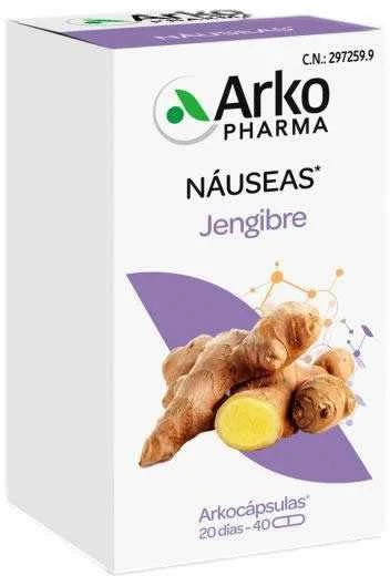 Arkopharma Arkocapsules Ginger imbiero kapsulės 40 vnt