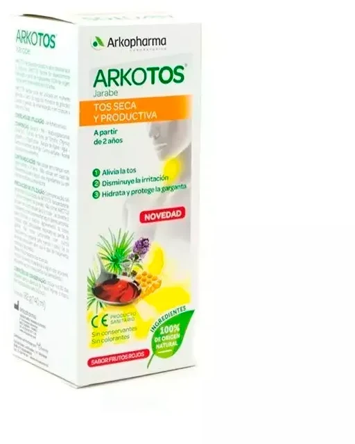 Arkopharma Arkotos sausas produktyvus kosulys 182ml