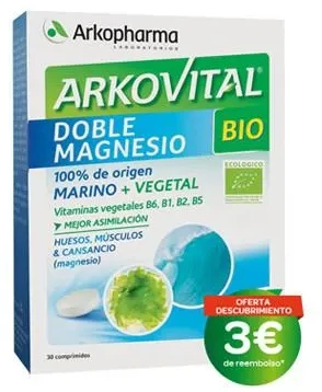 Arkopharma Arkovital Double Magnesium Bio 30 tablečių