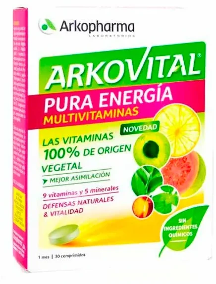 Arkopharma Arkovital Pure Multivitamins 30 Tablets